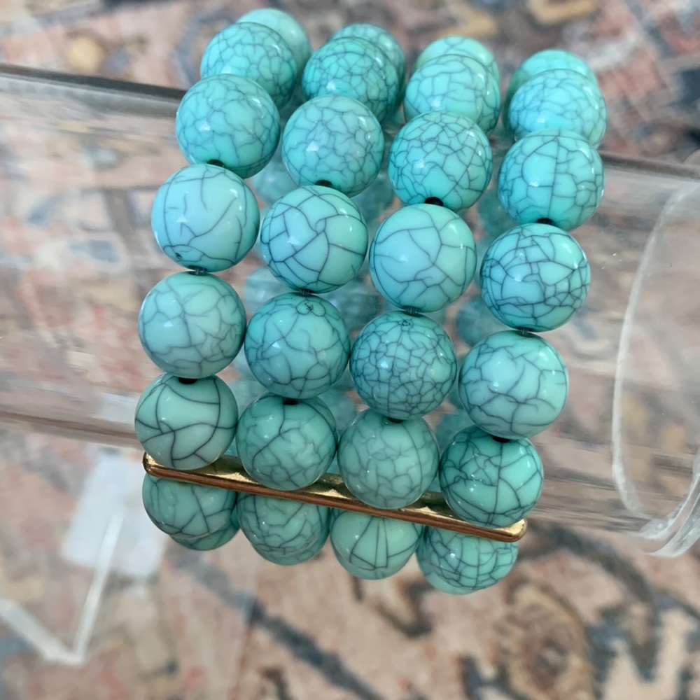 Turquoise Beaded Bracelet